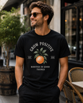 Grow Positive Graphic T-Shirt | Botanical Orange Unisex Tee | Positive Quote Shirt