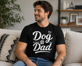 Dog Dad T-Shirt | Dog Lover Vinyl Tee | Paw Print Pet Dad Gift Shirt