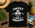 Sweet Like A Pineapple Vinyl T-Shirt | Cute Tropical Summer Tee