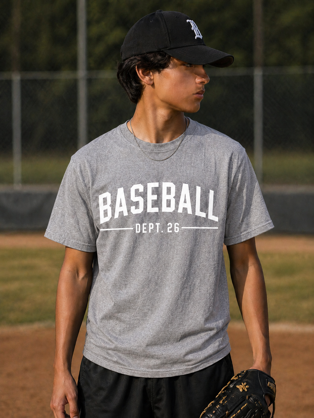 Baseball Dept. 26 Sports Vinyl T-Shirt