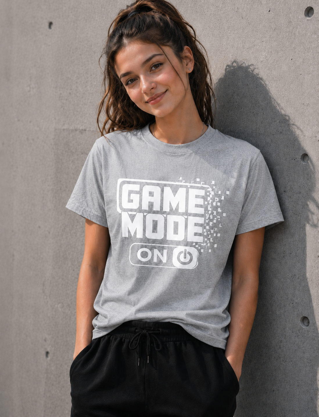 Game Mode ON Motivational Gamer & Fitness Vinyl T-Shirt