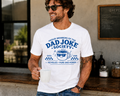 Dad Joke Society Coffee Vinyl T-Shirt | Funny Dad Humor Tee