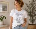 Be Kind Dog & Cat T-Shirt | Minimalist Animal Lover Graphic Tee | Choose Love Shirt