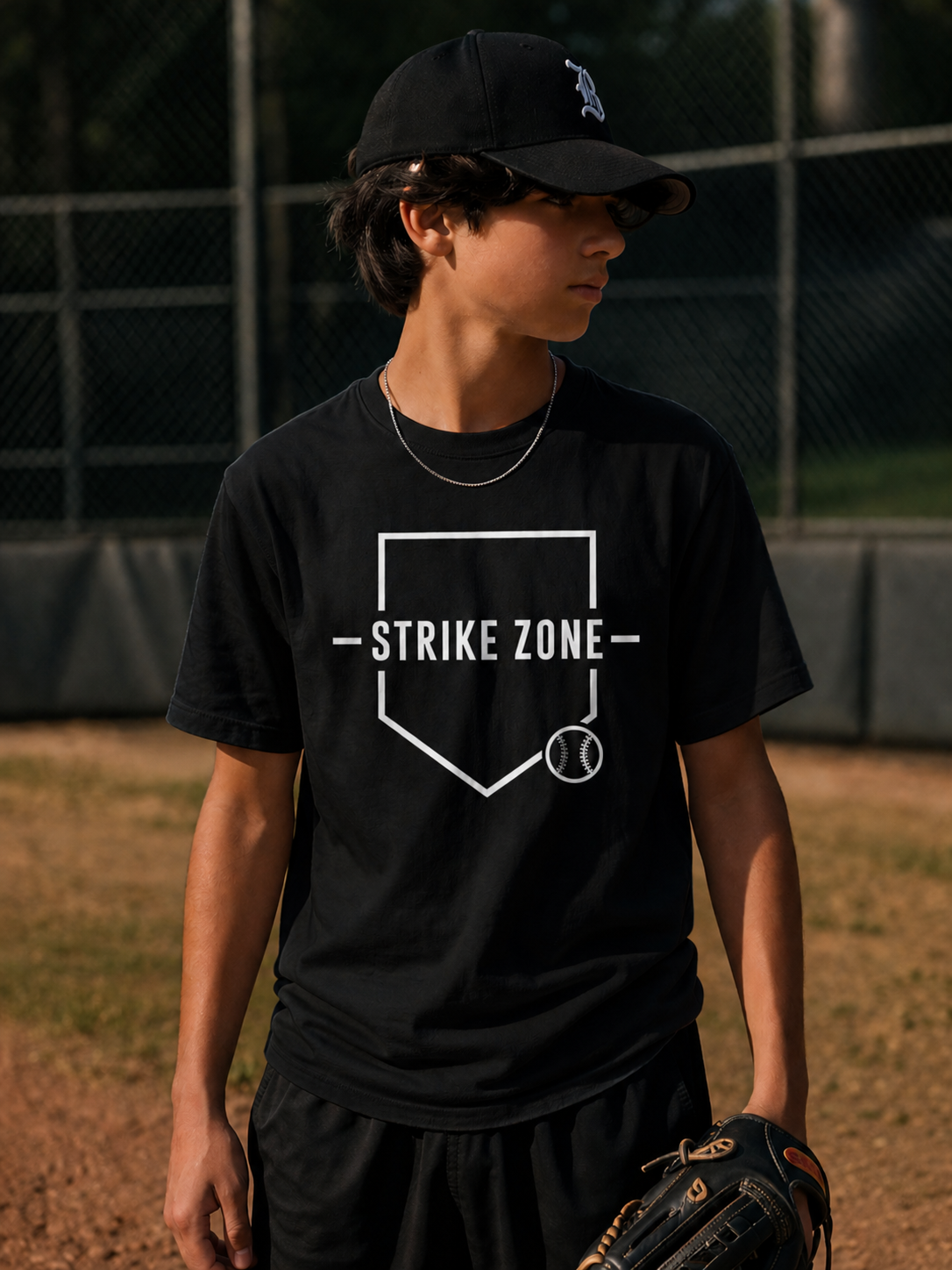 Strike Zone Baseball Vinyl T-Shirt