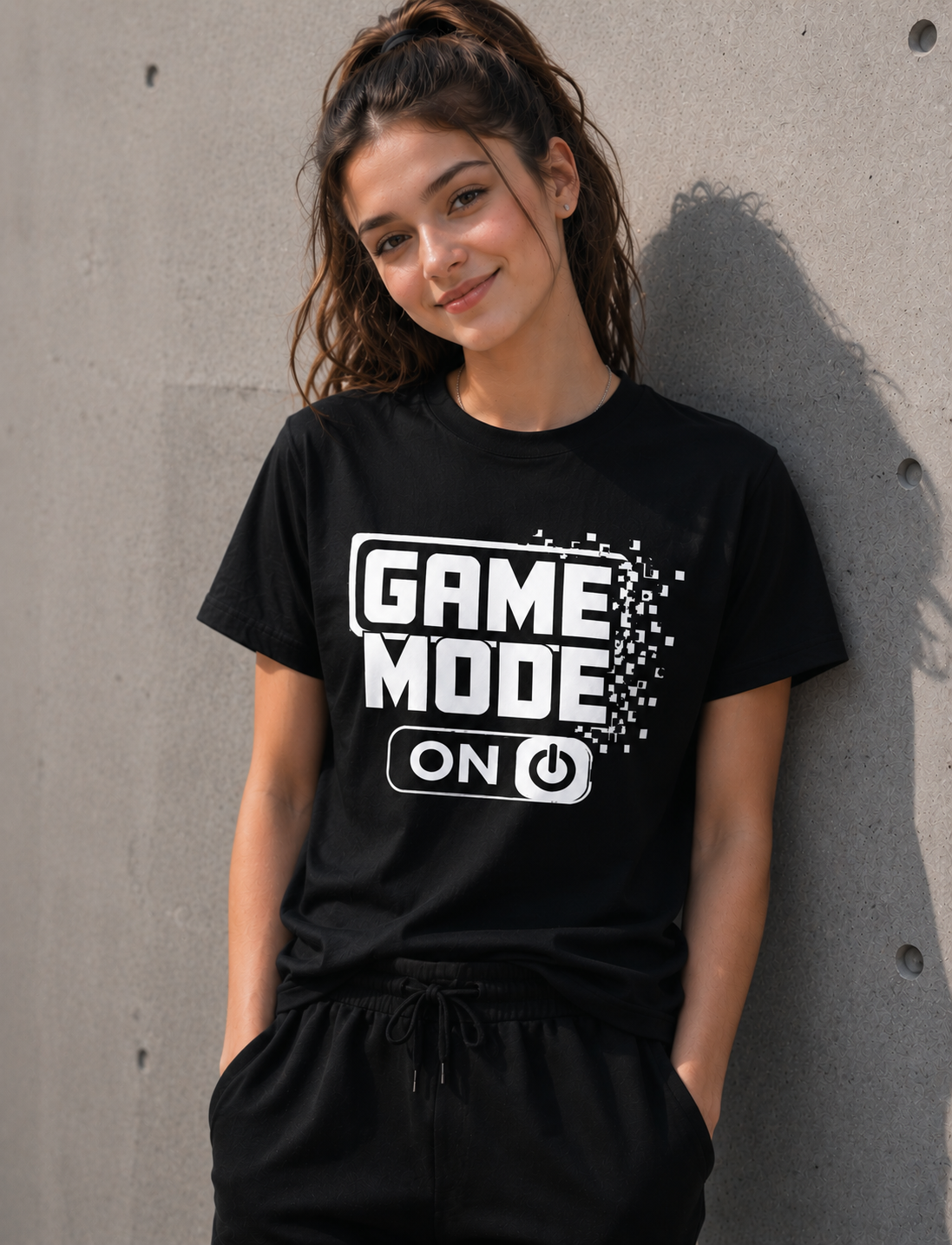 Game Mode ON Motivational Gamer & Fitness Vinyl T-Shirt