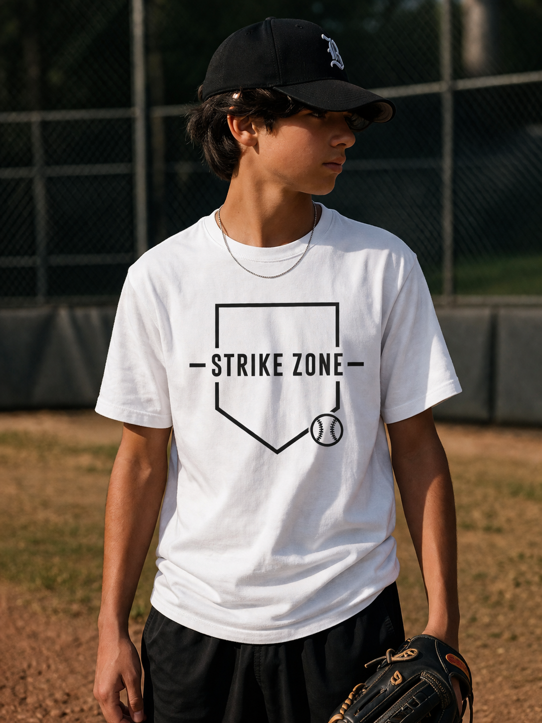 Strike Zone Baseball Vinyl T-Shirt