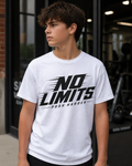 No Limits Push Harder Motivational Gym T-Shirt